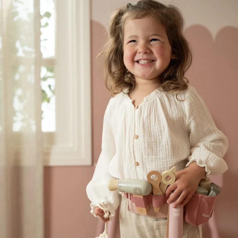 Houten kappersset – Roze – Essentials