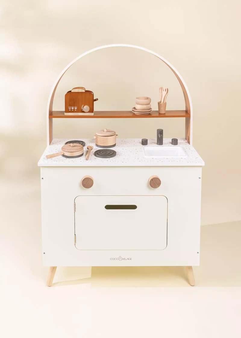 Wooden Kitchen Playset