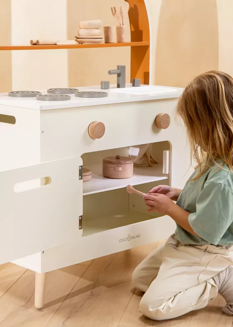 Wooden Kitchen Playset