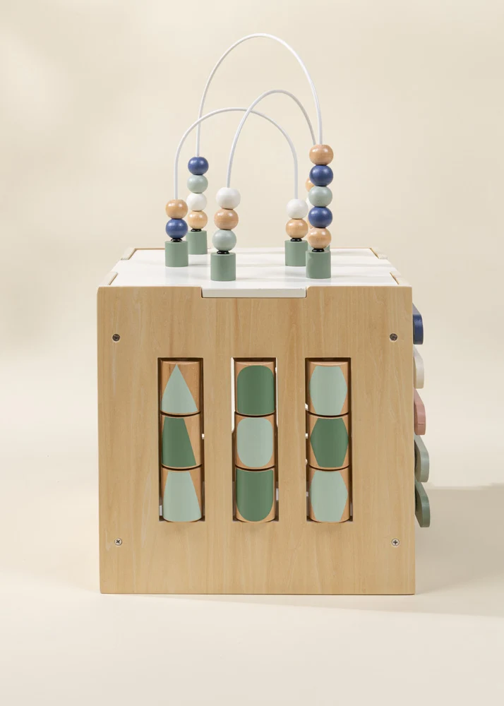 Wooden Activity Cube