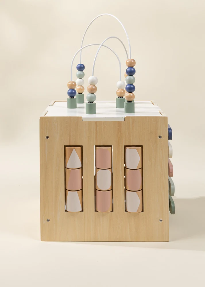 Wooden Activity Cube