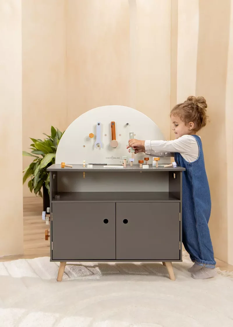 Wooden Workbench Playset