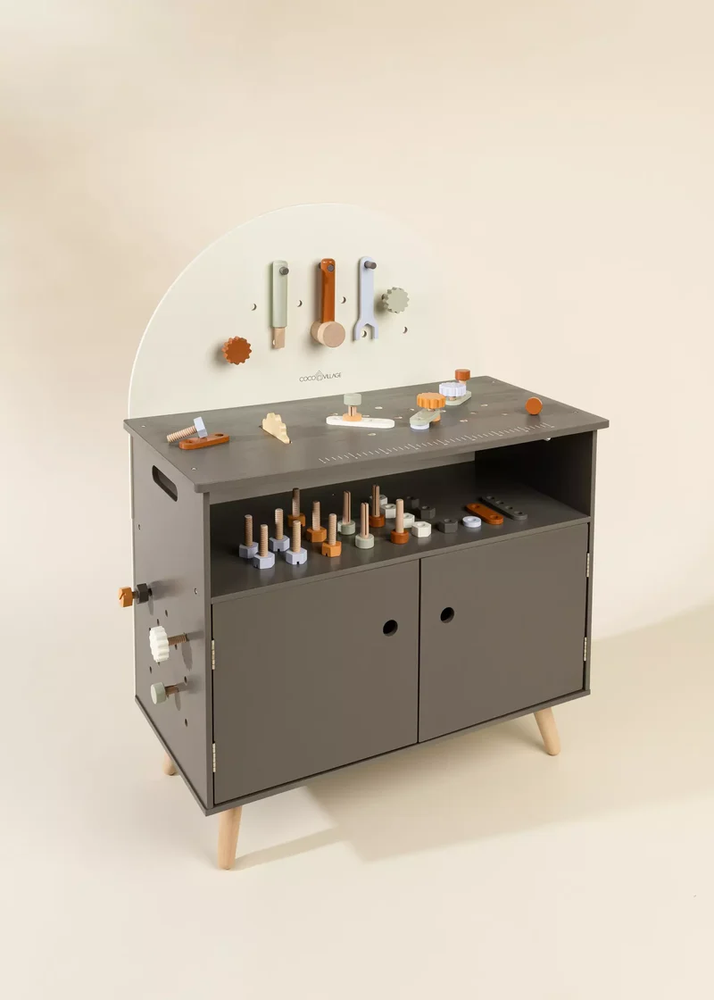 Wooden Workbench Playset