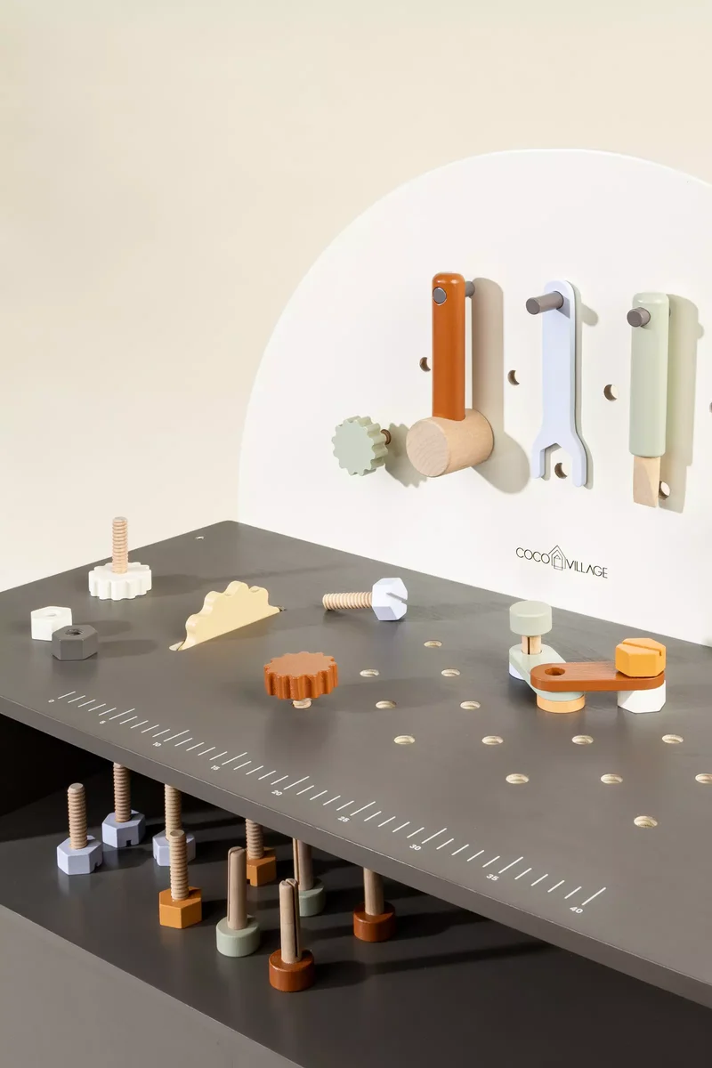 Wooden Workbench Playset