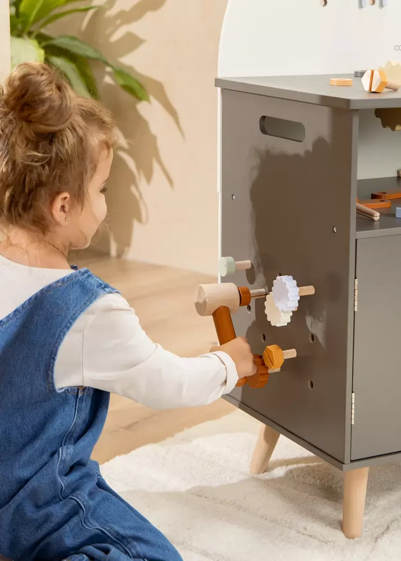 Wooden Workbench Playset