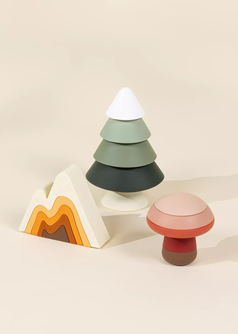 Silicone Stackable Forest Set (15 pcs)