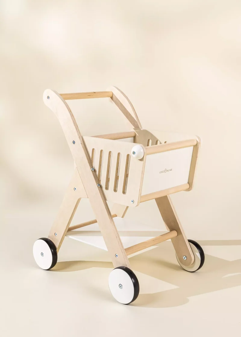 Wooden Shopping Cart