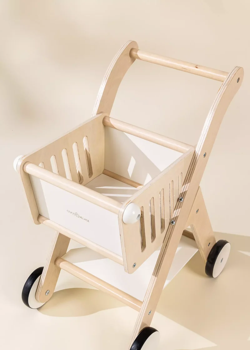 Wooden Shopping Cart