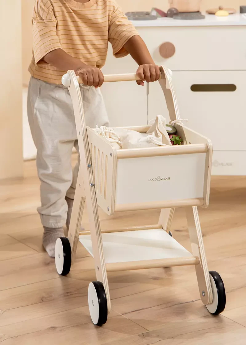 Wooden Shopping Cart