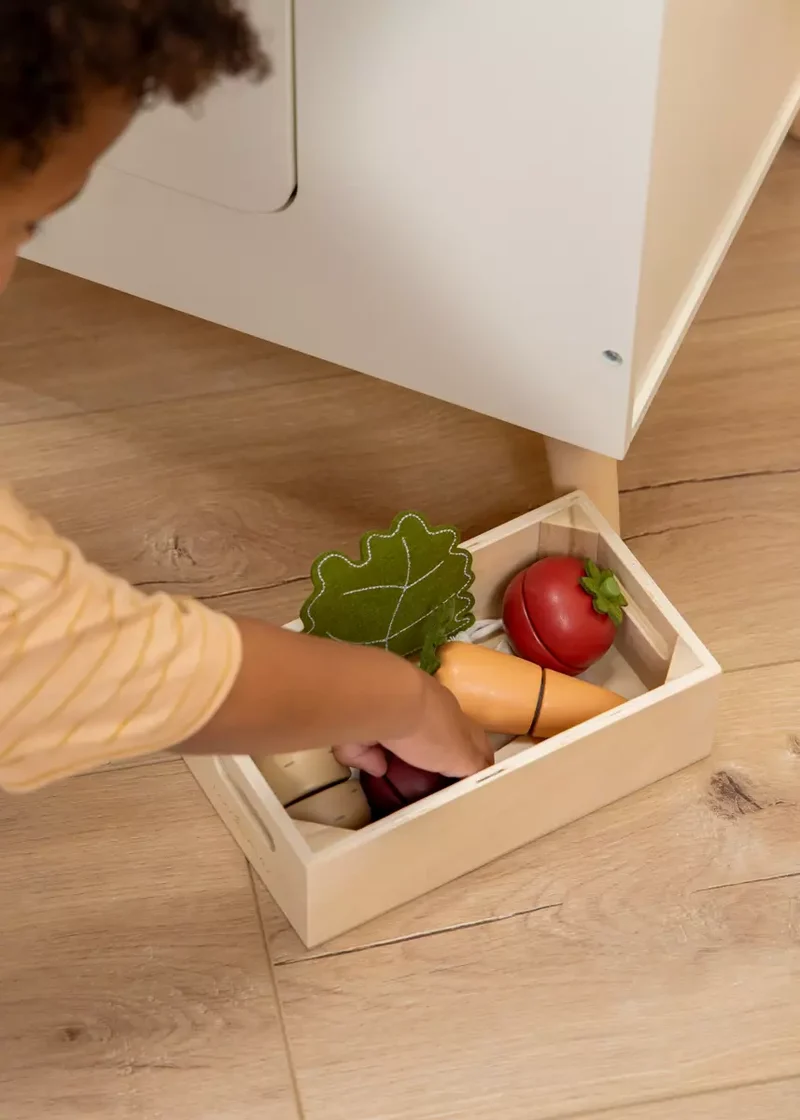Wooden Vegetables Playset