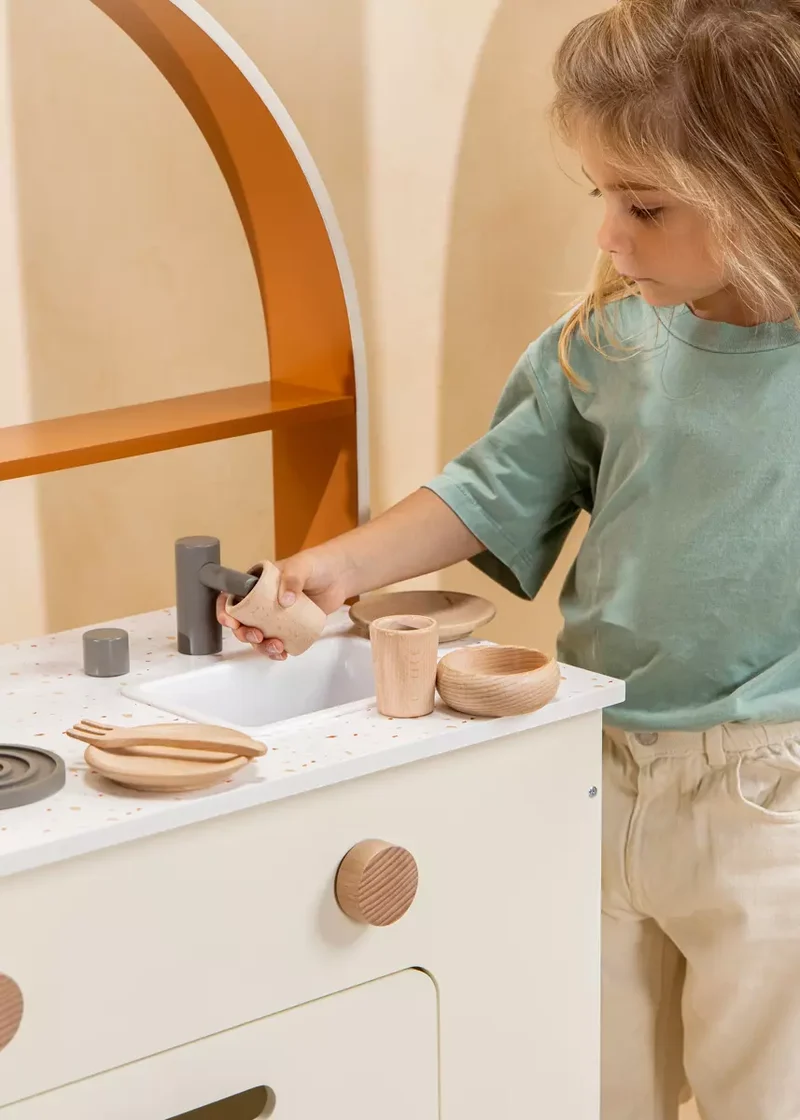 Wooden Dinnerware Playset (12 Pcs)