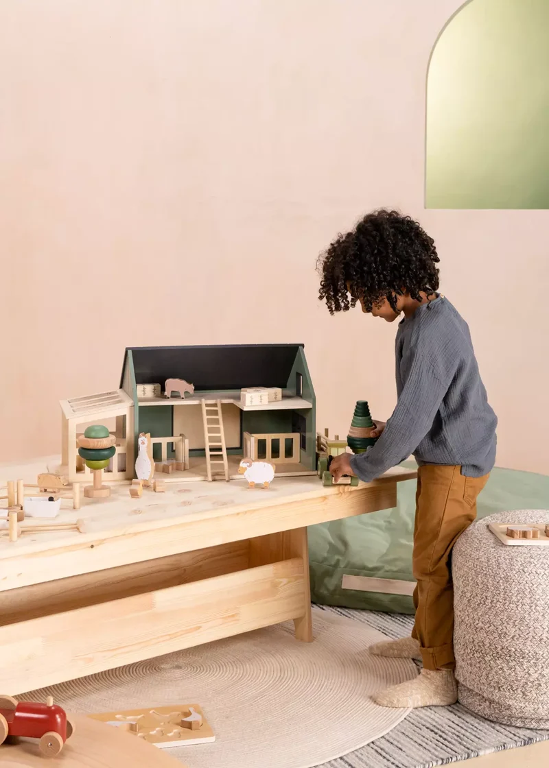 Wooden Farm & Accessories Set
