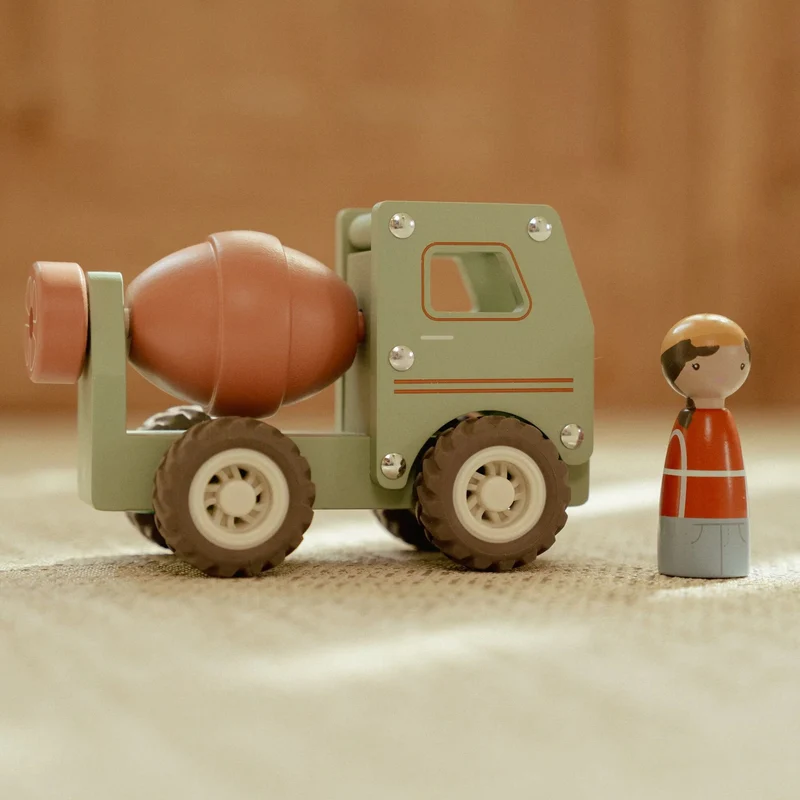 Houten cementwagen – Groen – Essentials