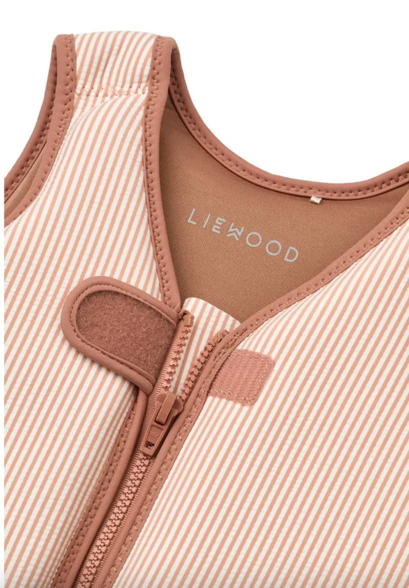 Gilet de flottaison | Rayures rose