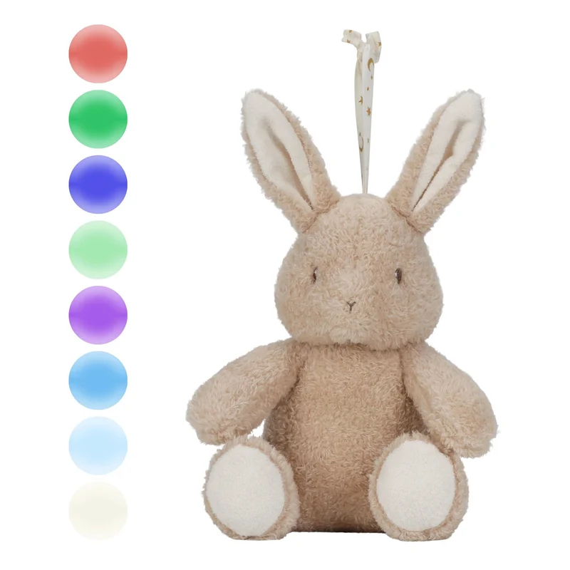 Knuffelkonijn Licht & Geluid - Beige - Baby Bunny