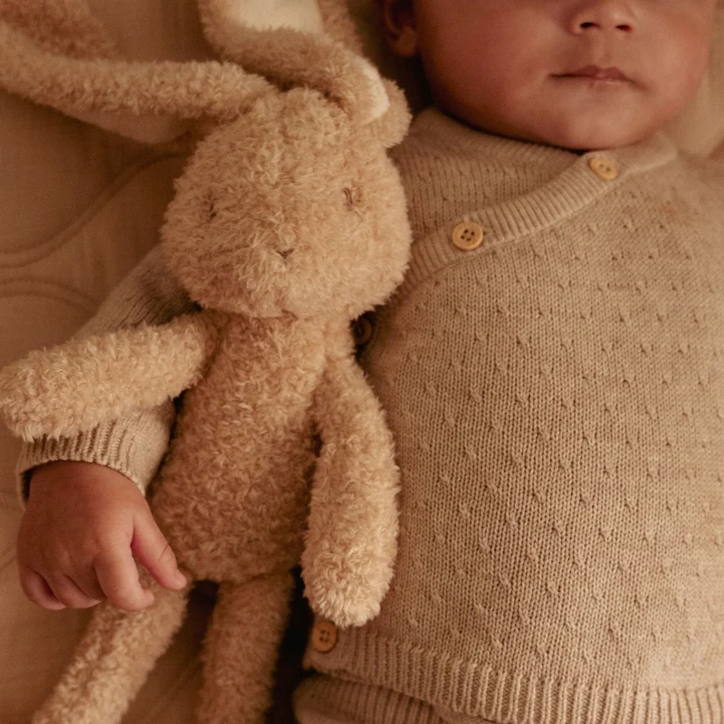 Knuffel Konijn 32 cm - Beige - Baby Bunny
