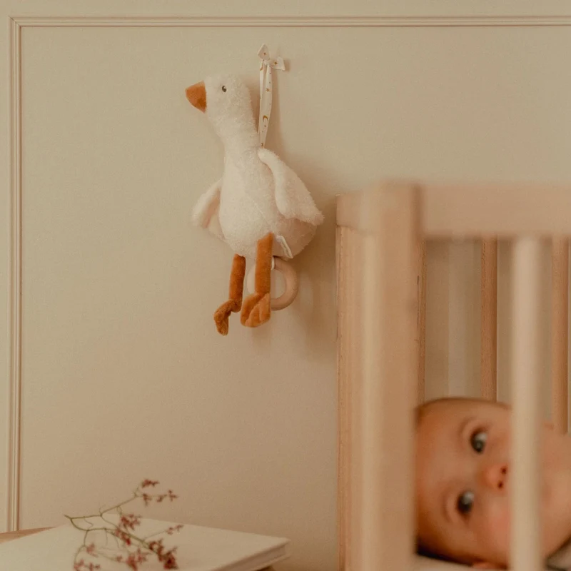 Muziekdoosje Gans - Wit - Little Goose
