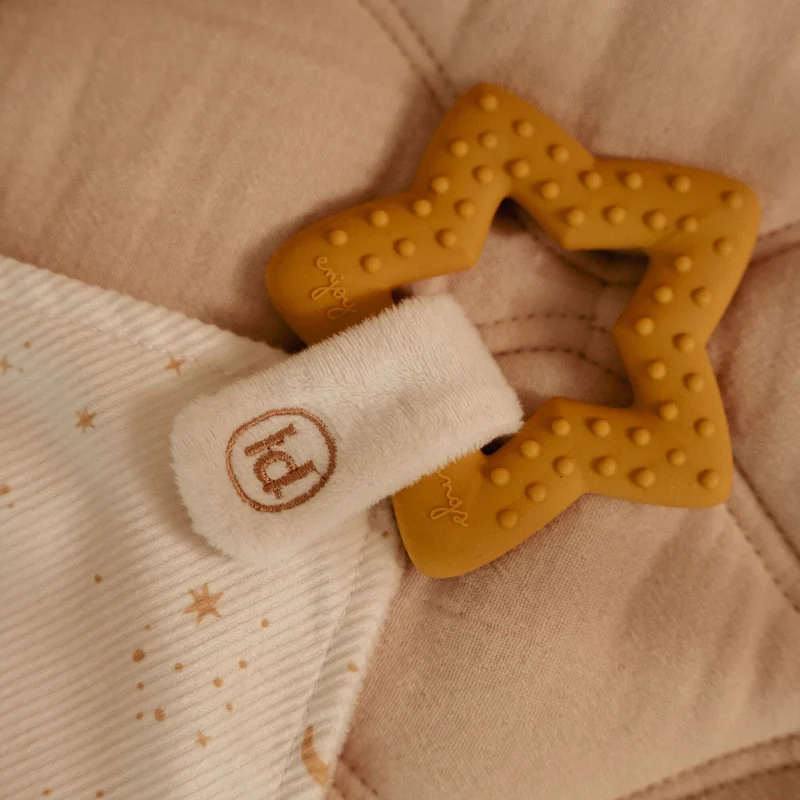 Knuffeldoekje met bijtring - Newborn Naturals