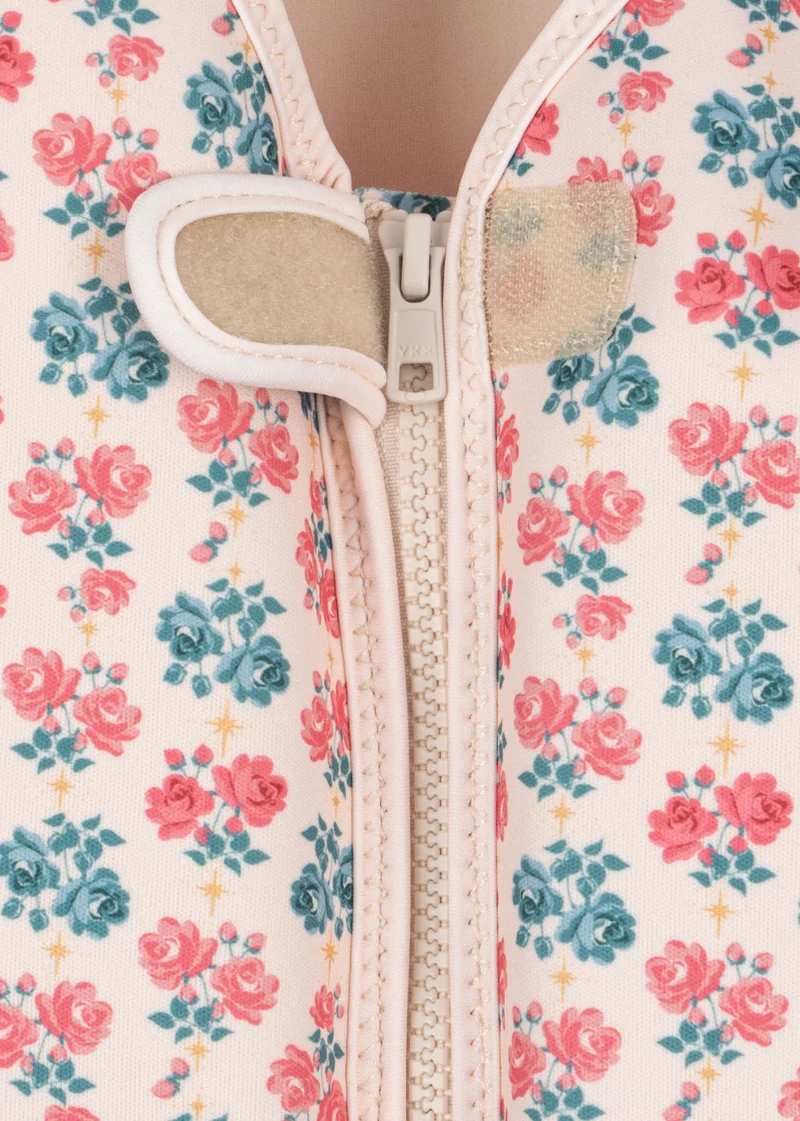 Gilet de flottaison | Fleurs rose & bleu