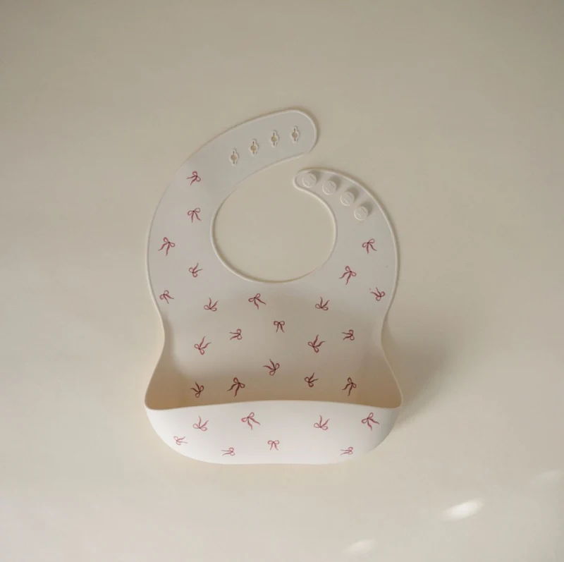 Bavoir en silicone | Noeuds