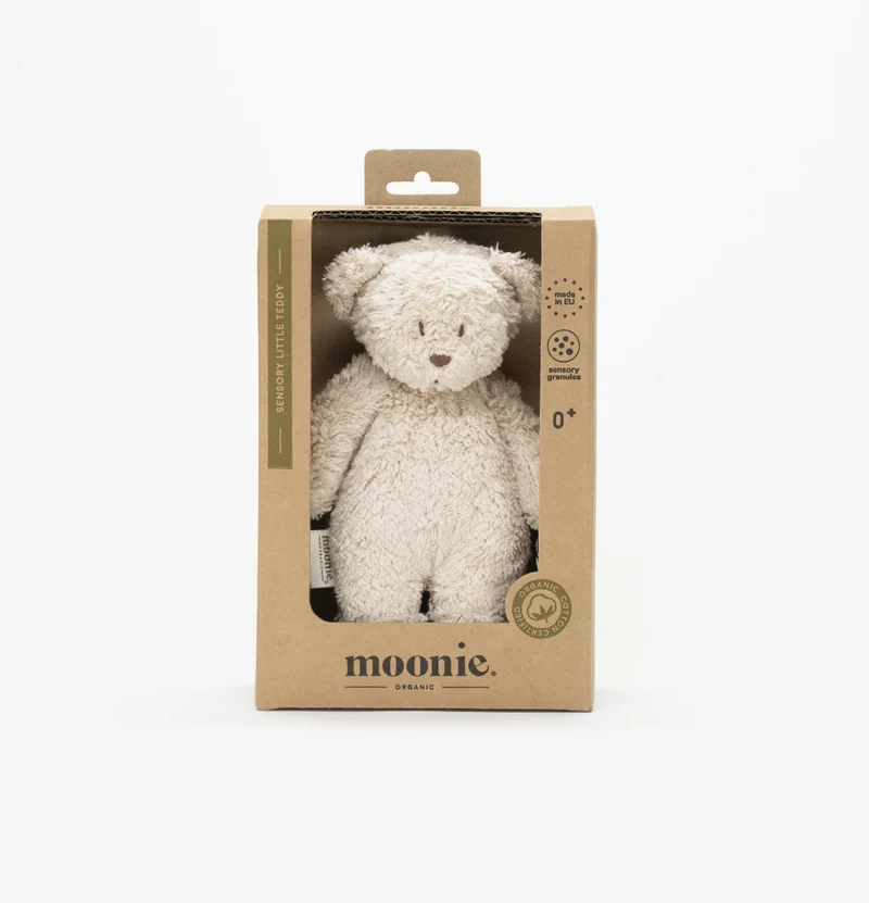 Peluche sensorielle Moonie | Ours Sable