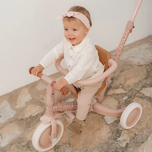4 in 1 Driewieler Pink