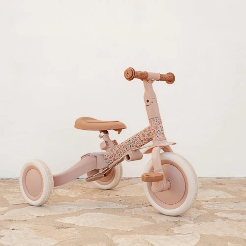 4 in 1 Driewieler Pink