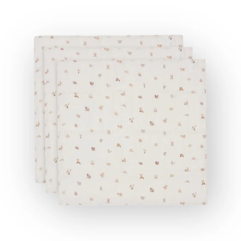 Langes gaze de coton | 70cm | Animal Friends