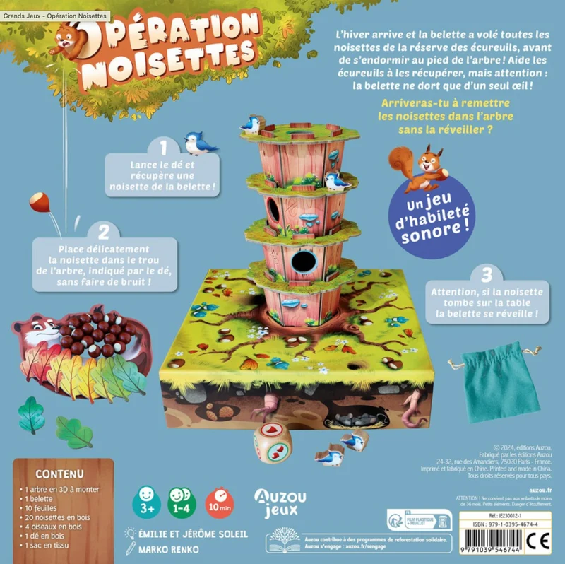 Jeu de société | Opération noisettes