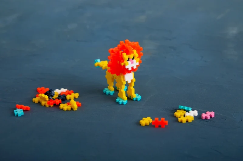 Plus plus | Tube Lion 100 pièces