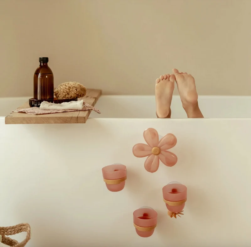 Gobelets de bain | Rose