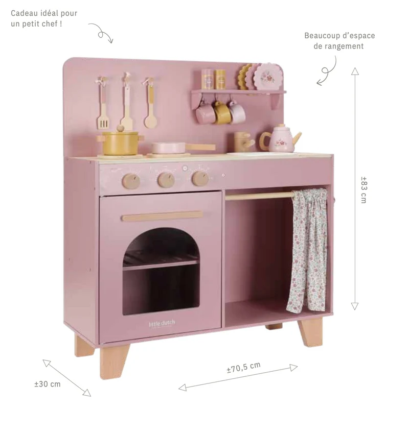 Cuisine en bois | Rose