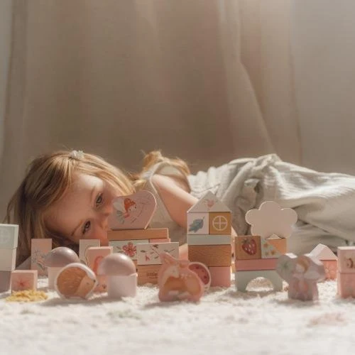 Bouwblokken - Roze - Fairy Garden