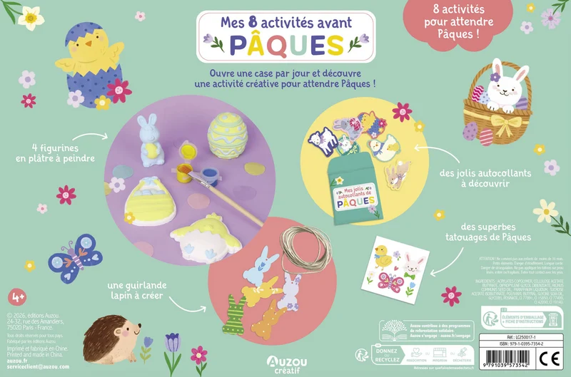 Mes 8 activités avant Pâques