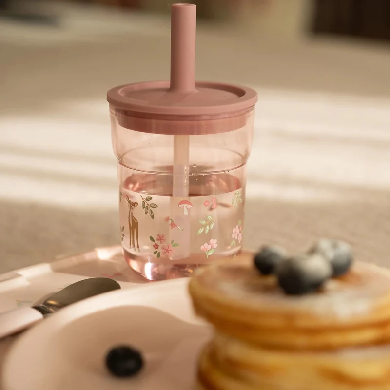 Kinderglas 250 ml Met Rietje Fairy Garden