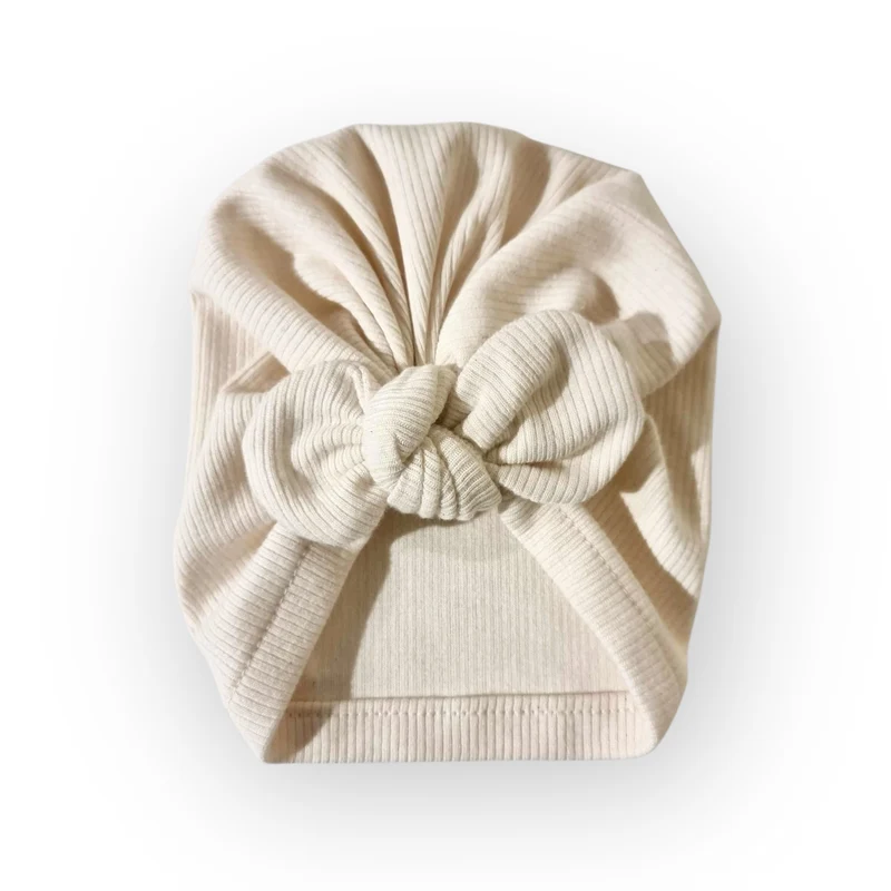 Turban | Écru cotelé