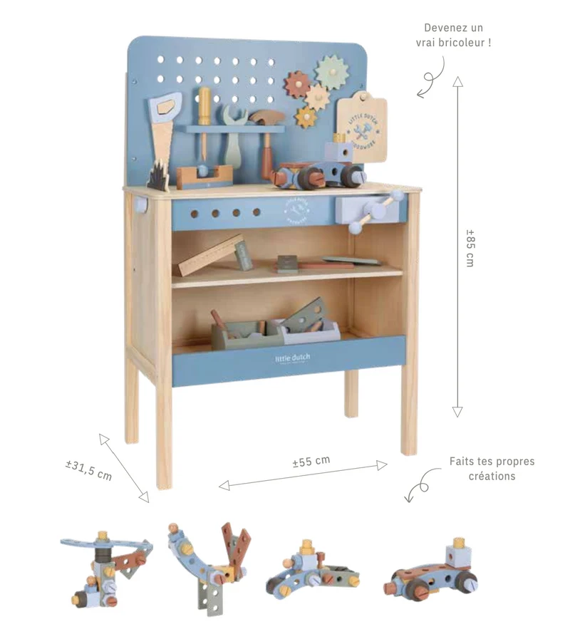 Établi en bois