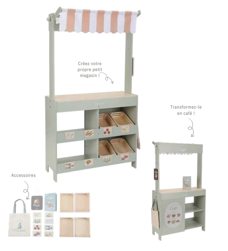 Marchande en bois