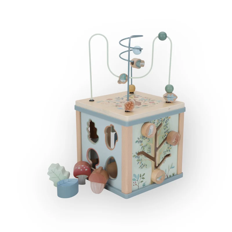 Cube d'activités en bois | Forest Friends