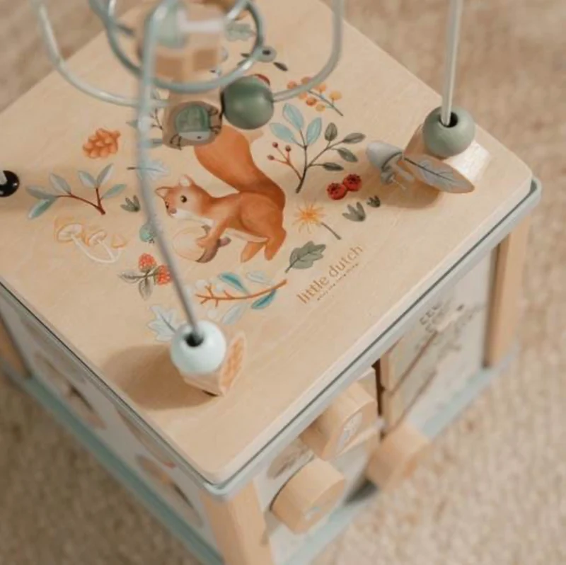 Cube d'activités en bois | Forest Friends