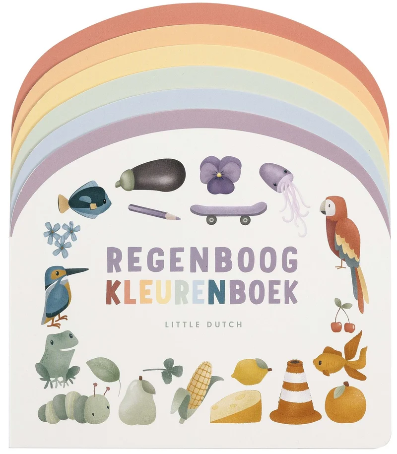 Kinderboek Regenboog Kleurenboek - NL
