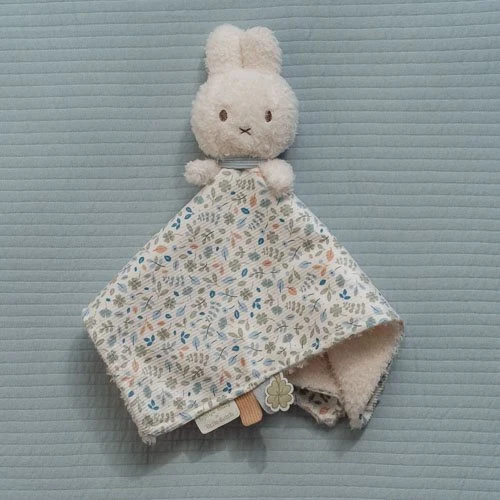 nijntje knuffeldoekje - Blauw - Lucky Leaves