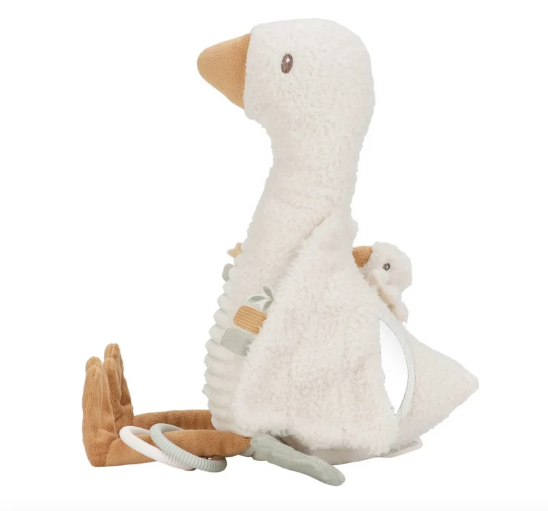 Peluche d'activités Oie | Newborn Neutrals