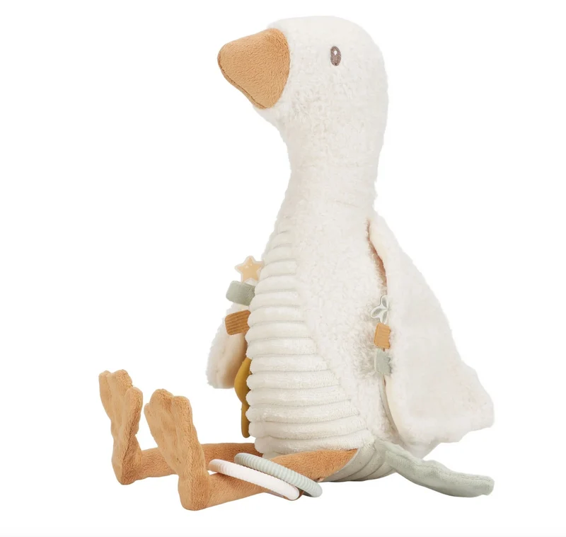 Peluche d'activités Oie | Newborn Neutrals