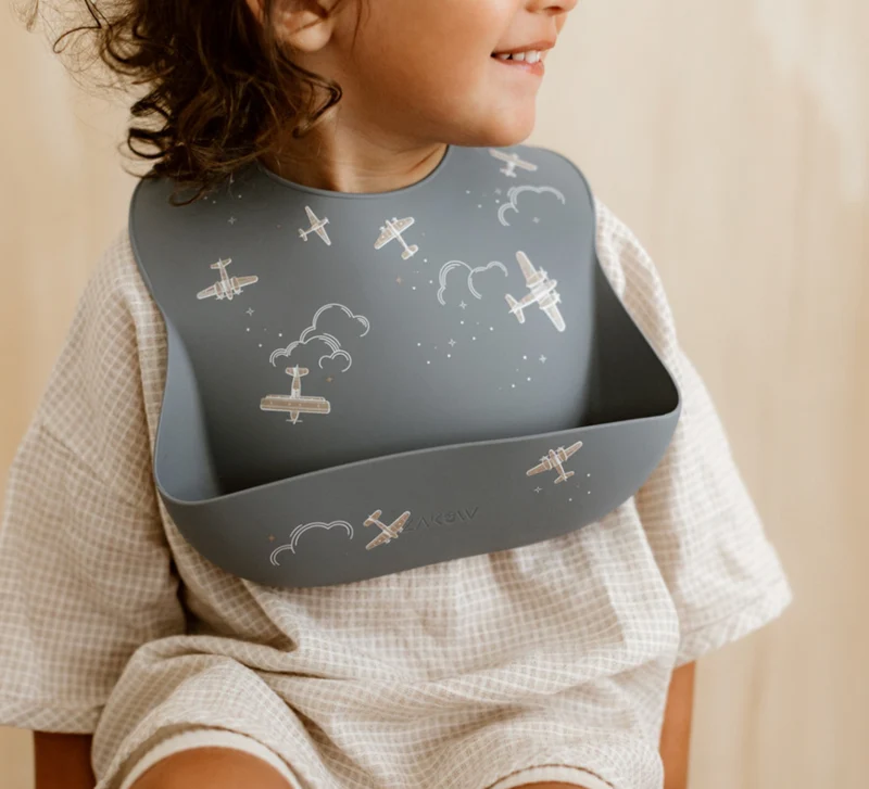 Bavoir en silicone | Aviateur