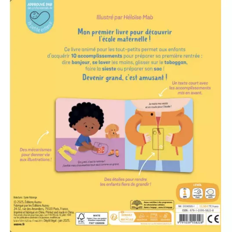 Livre | Je deviens grand Vive l'école !