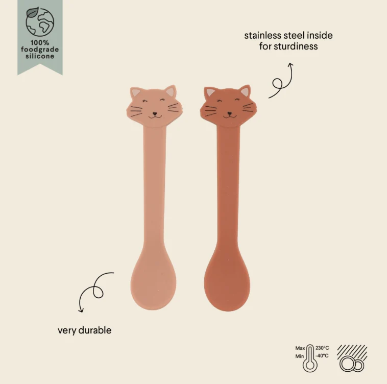 Lot de 2 cuillères | Chat