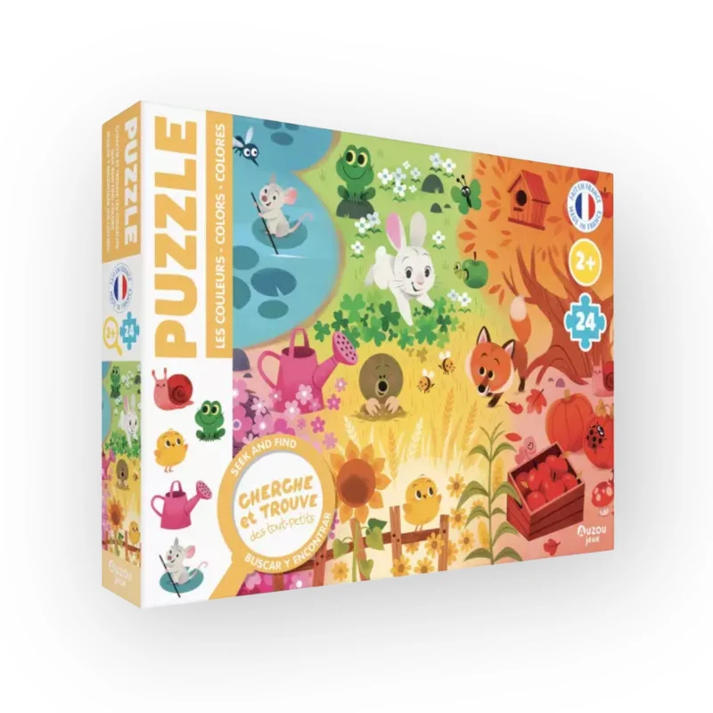 Puzzle cherche et trouve | Les couleurs