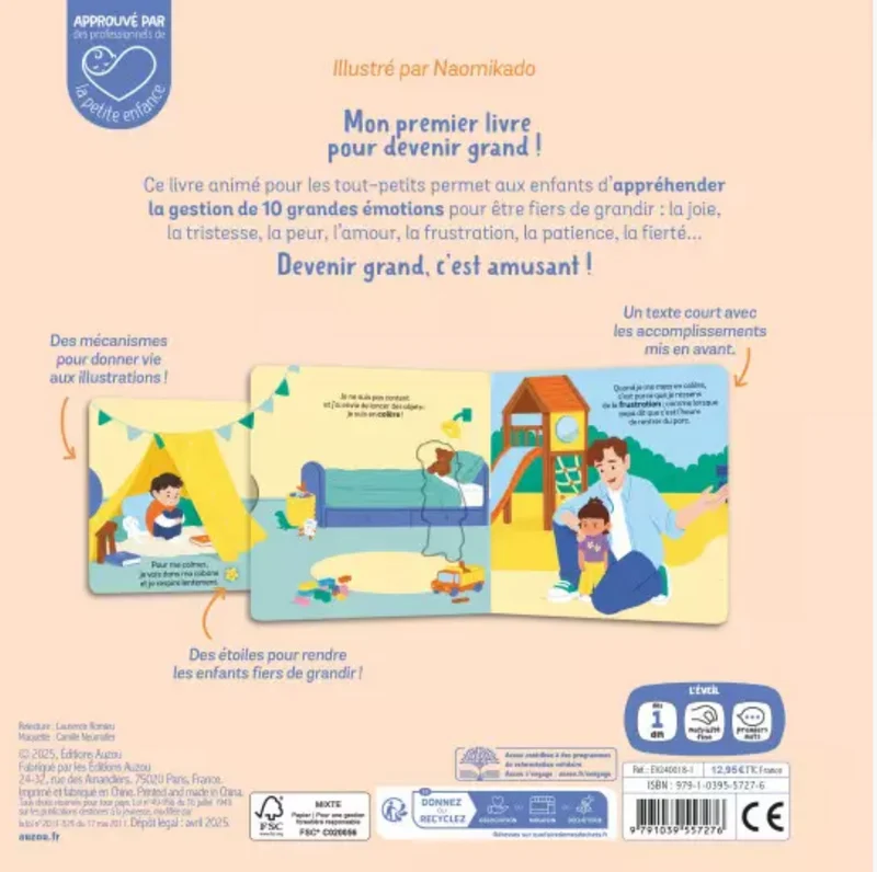 Livre | Je deviens grand Mes émotions