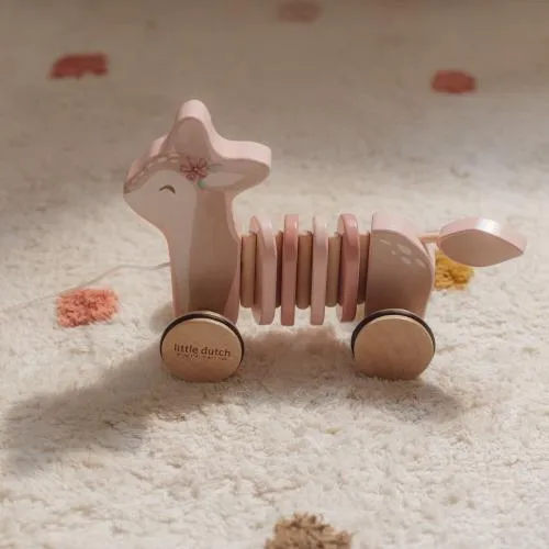 Trekdier Hert - Roze - Fairy Garden